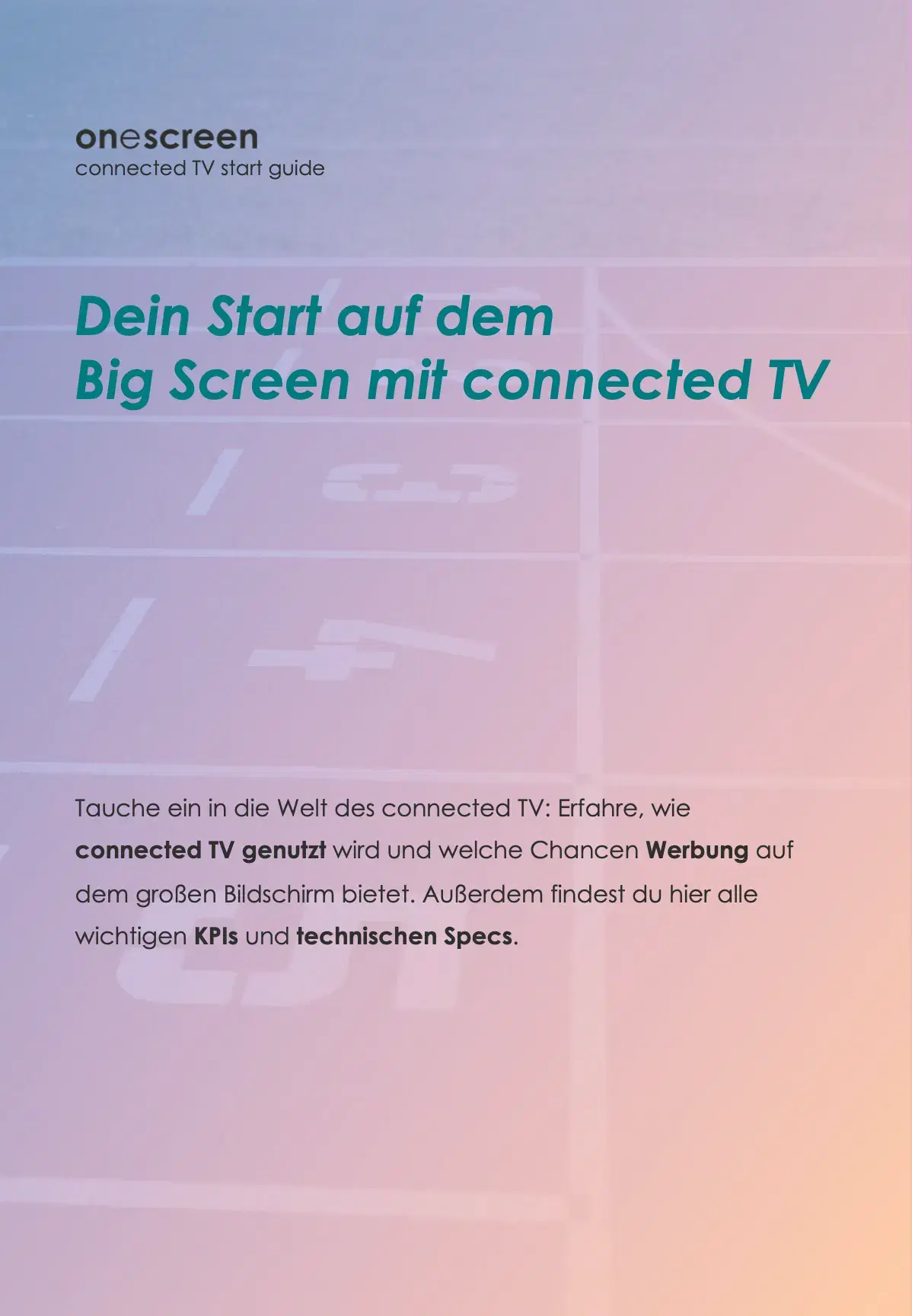 Titelseite des CTV Start Guide 2026 Guides