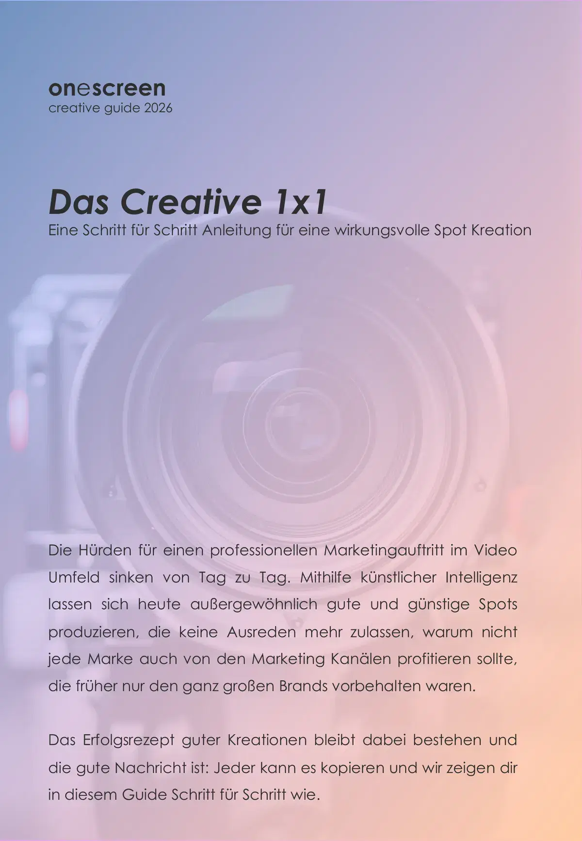 Titelseite des Creative Guide 2026 Guides