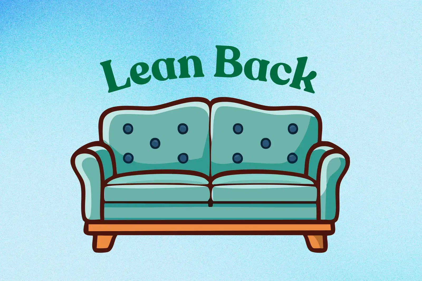 Entspanntes Fernsehen auf dem Sofa, der Lean-Back-Effekt